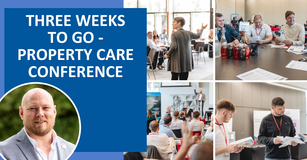 Three weeks to go - Property Care Conference